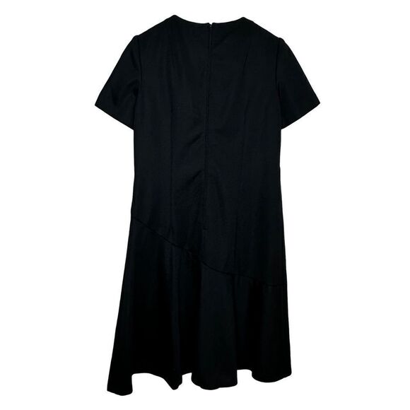 BLAKELY Vintage Black Mid Length Shift Dress Large - Picture 4 of 16